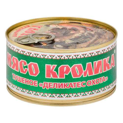 Мясо кролика МКК Балтийский Деликатес Охота тушеное 325г