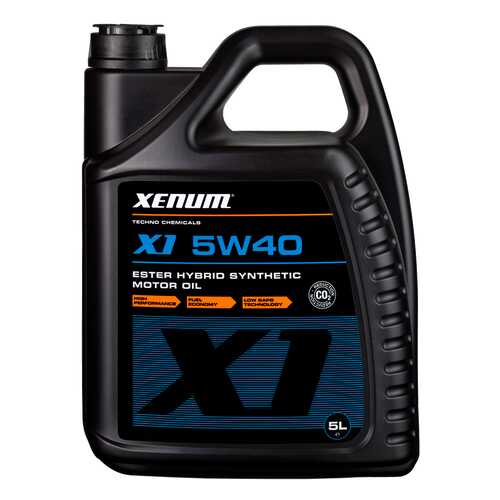 Моторное масло Xenum X1 SM/CF 5W-40 5л