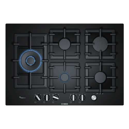 Встраиваемая варочная панель газовая Bosch PPS7A6M90R Black