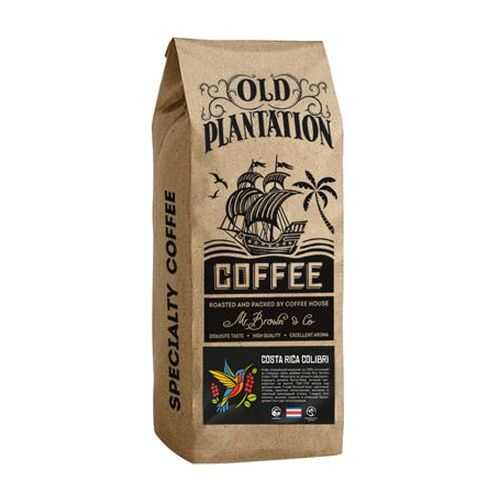 Кофе Old Plantation Specialty Coffee Costa Rica Colibri в зернах 250 г