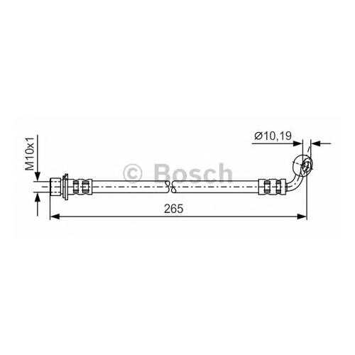 Шланг тормозной системы Bosch 1987481128