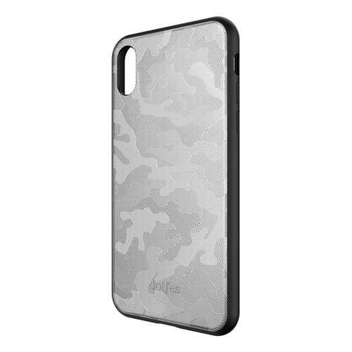 Чехол Dotfes G07 Camouflage Style Case для iPhone XS Max (silver)