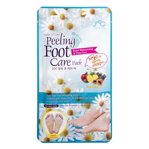 Маска для ног Sense of Care Peeling Foot Care Pack 20 мл