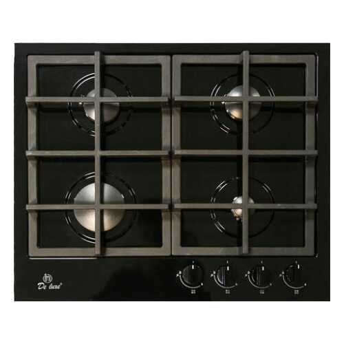 Встраиваемая варочная панель газовая DeLuxe TG4 750231F-075 Black