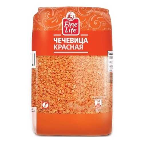 Крупа Fine Life чечевица красная 450 г
