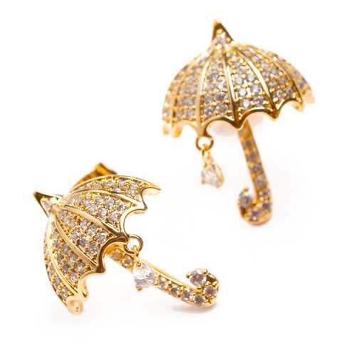 Серьги Beatrici Lux BL1271 белые/серебряные