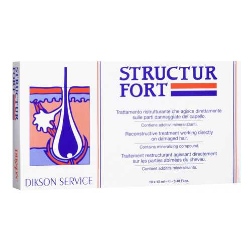 Ампулы для волос Dikson Structur Fort 10х12 мл