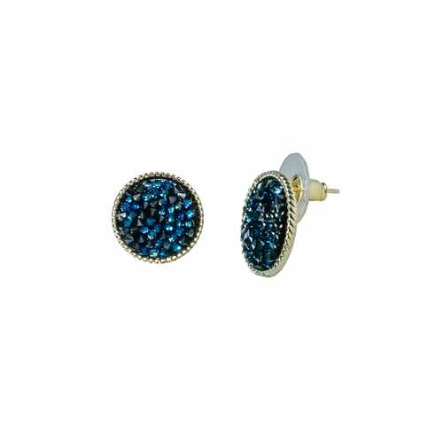 Серьги Corona style B005E1118394K002-BLUE