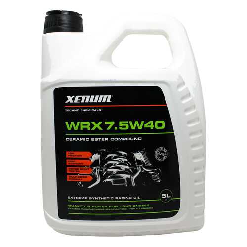 Моторное масло Xenum WRX 7.5W-40 5л