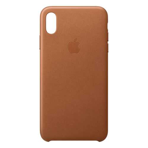 Кейс для iPhone Apple Leather XS Max кожаный коричневый MRWV2ZM/A