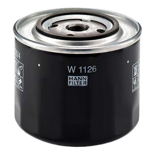 Фильтр масляный двигателя MANN-FILTER W1126