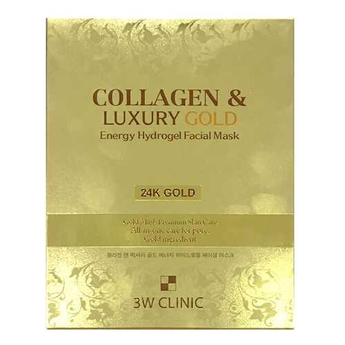 Маска для лица 3W Clinic Collagen & Luxury Gold Energy Hydrogel Facial Mask 30 мл