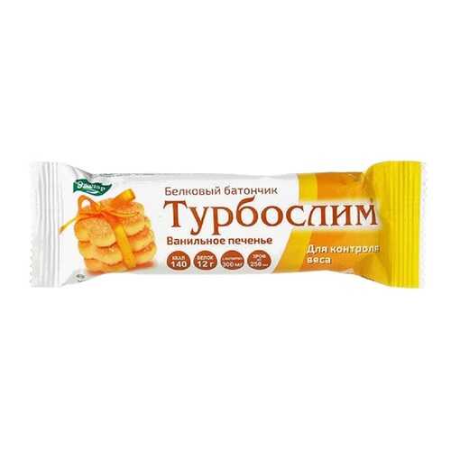 Турбослим Эвалар батончик ванильное печенье белковый 50 г