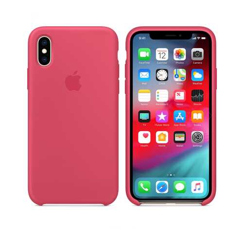 Чехол Silicone Case для Apple iPhone X / Apple iPhone XS Hibiscus (MIN9FE/A)