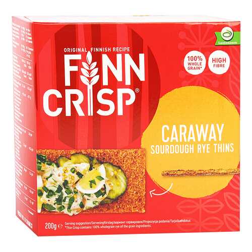 Сухарики Finn Crisp ржаные с тмином 200 г