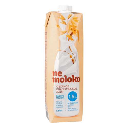 Напиток овсяный Ne moloko классический лайт 1.5% 1 л