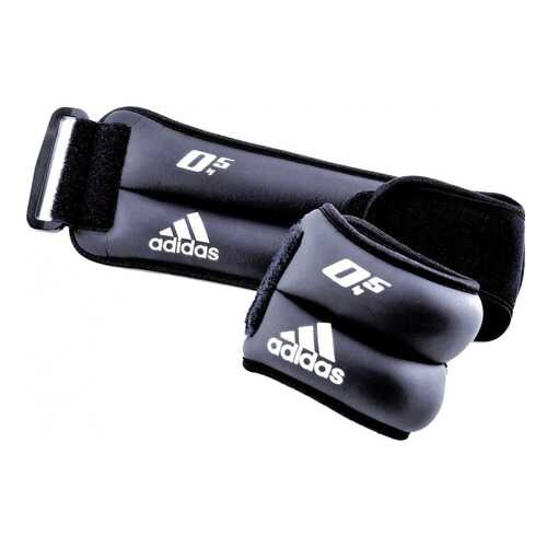 Утяжелители на запястья/лодыжки Adidas ADWT-12227 (2шт х 0,5 кг) черный