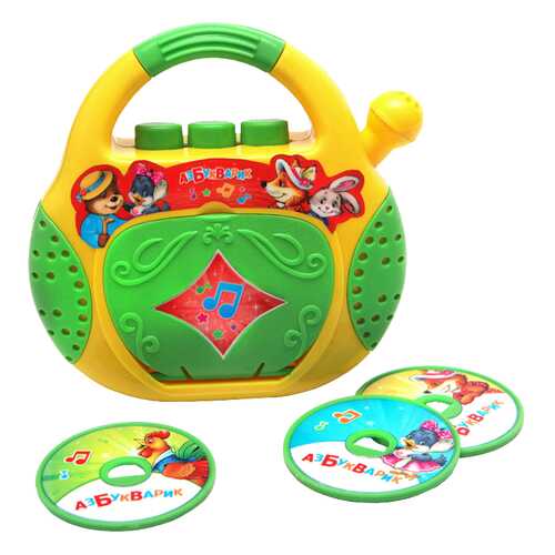 Интерактивная игрушка Азбукварик Плеер-CD Песенки-Потешки 28170-4
