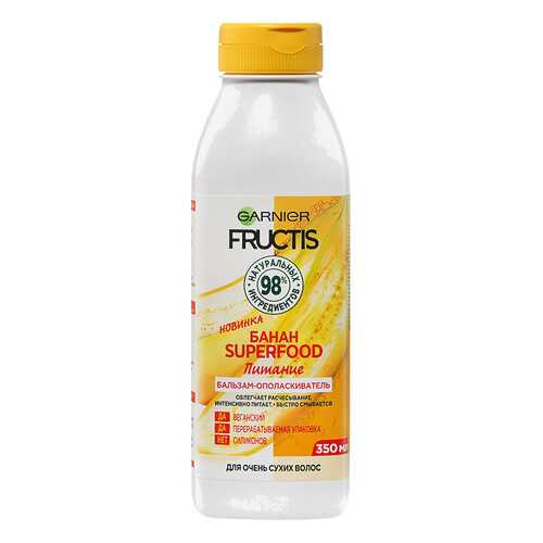 Бальзам для волос Fructis Superfood Банан 350 мл
