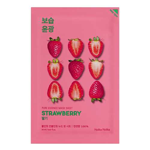 Маска для лица Holika Holika Pure essence Mask Sheet Strawberry 20 мл