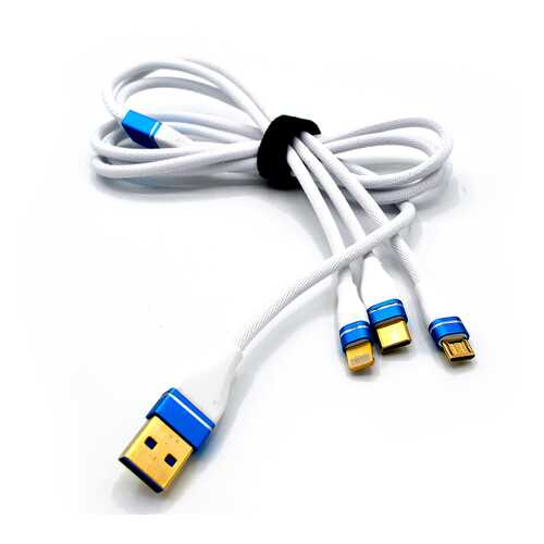 Кабель Innovation 3 в 1 1.2м White (2A)