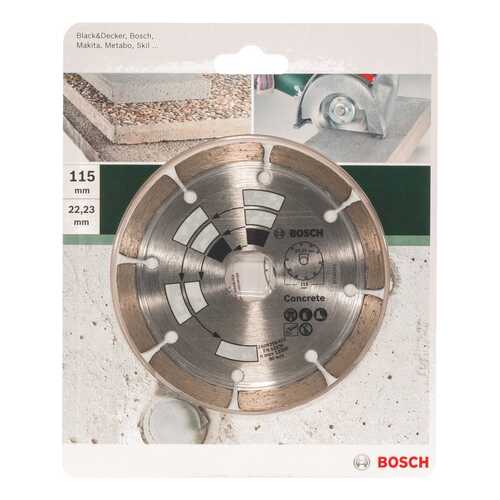 Алмазный диск Bosch БЕТОН 115 мм DIY 2609256413