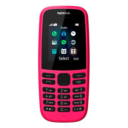 Мобильный телефон Nokia 105SS (ТА-1203 P) Pink