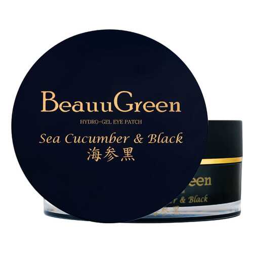 Патчи для глаз BeauuGreen Sea Cucumber & Black Hydrogel Eye Patch 60 шт