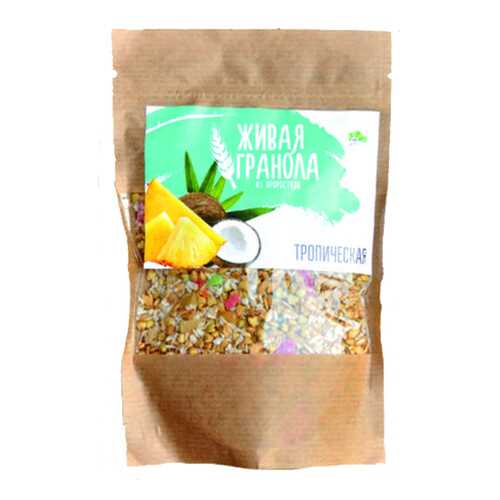 Живая гранола с проростками тропическая 130 г