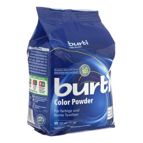Порошок для стирки Burti color для цветного и тонкого белья 1.5 кг
