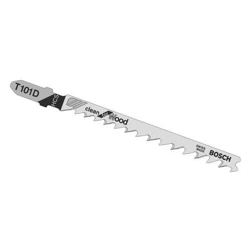 Набор пилок для лобзика Bosch T101D HCS 2608630032