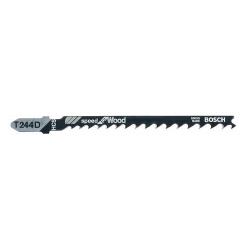 Набор пилок для лобзика Bosch T 244 D,HCS 2608633626