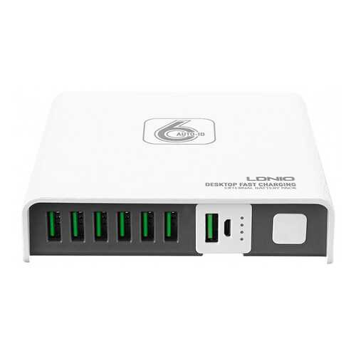 Сетевое зарядное устройство LDNIO A6802 2600 mAh (White)