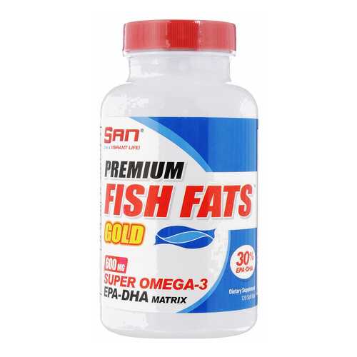 Omega 3 SAN Premium Fish Fats Gold 120 капс.