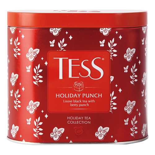 Чай черный листовой Tess Holiday Punch 100 г