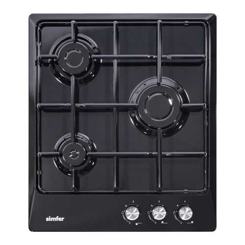Встраиваемая газовая панель Simfer H45V30B400 Black