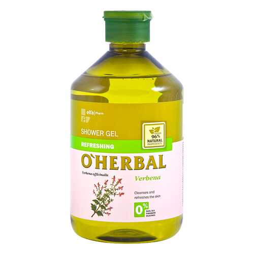 Освежающий гель для душа O'Herbal с экстрактом вербены, 500 мл