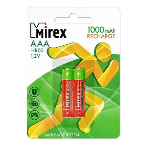 Аккумуляторная батарея Mirex HR03-10-E2 2 шт