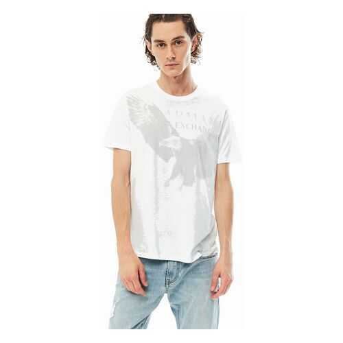 Футболка мужская Armani Exchange 3HZTAL ZJA5Z 1100 белая XXL