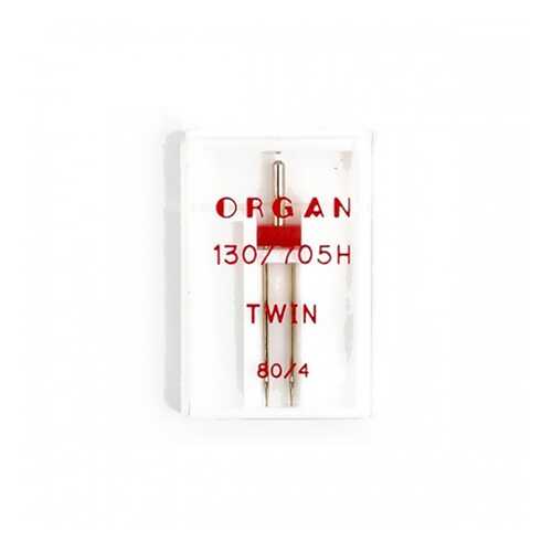 Иглы Organ двойные №80/4 для БШМ упак,1 игла