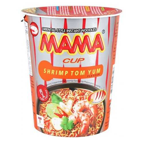 Лапша быстрого приготовления тайская Mama со вкусом супа том ям 70 г