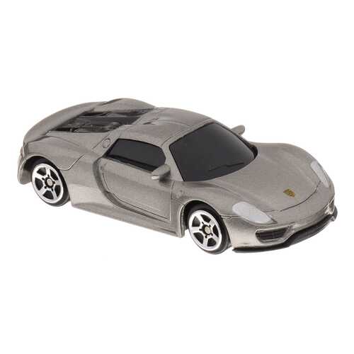 Машина металлическая RMZ City 1:64 Porsche 918 Spyder, без механизмов, (серый) 344027S-GR