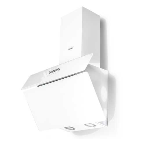 Вытяжка наклонная Amari Monte white glass 50