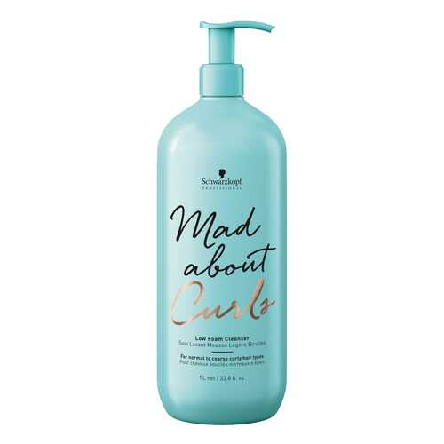 Шампунь Schwarzkopf Professional Mad About Curls Low Foam Cleanser 1000мл