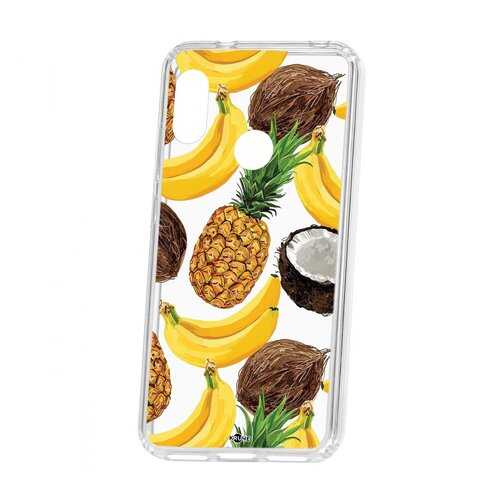 Чехол Kruche Xiaomi Redmi 6 Pro Print Тропический микс