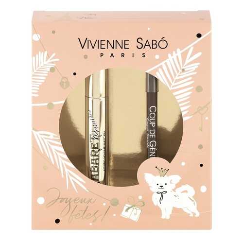 Подарочный набор Vivienne Sabo тушь Cabaret premiere тон 01+карандаш для бровей тон 001