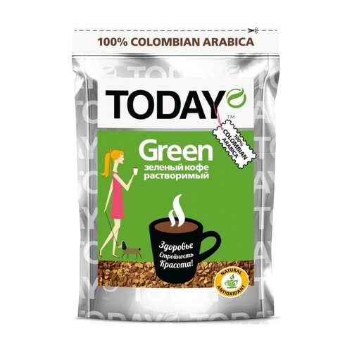 Кофе Today Green растворимый с зеленым кофе 75 г