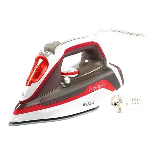 Утюг KELLI KL-1633 White/Red/Black