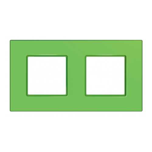 Рамка Schneider Electric Unica Quadro 3-ая Розовый жемчуг