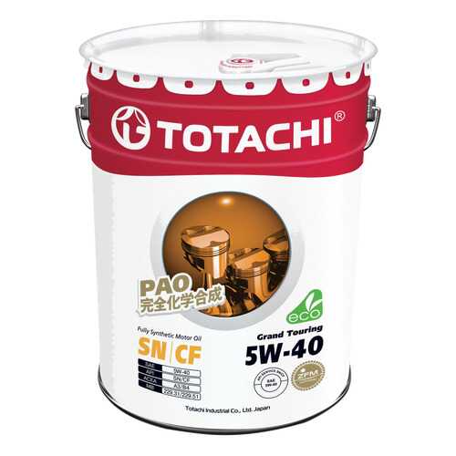 Моторное масло Totachi Grand Touring Fully Synthetic SN 5W-40 20л